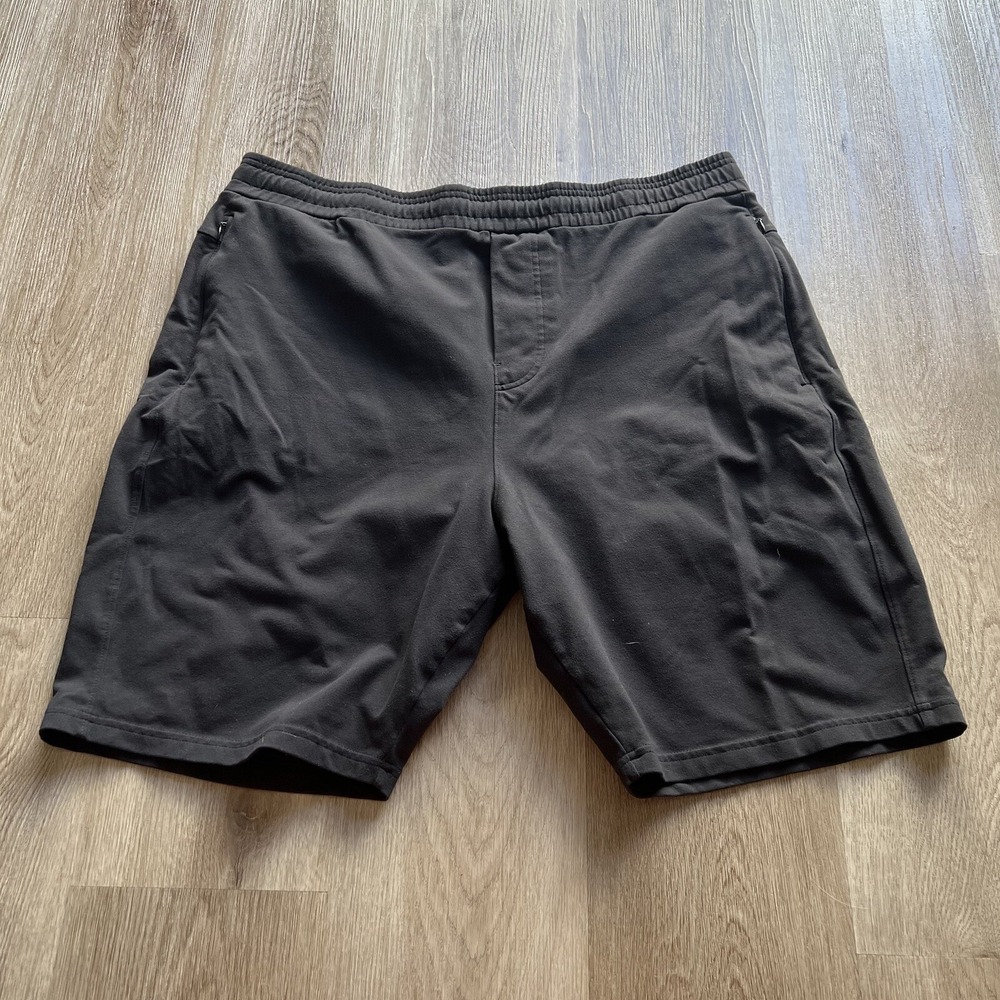 Public Rec Black Shorts Men's Size 42 R Good Condition Active Sports